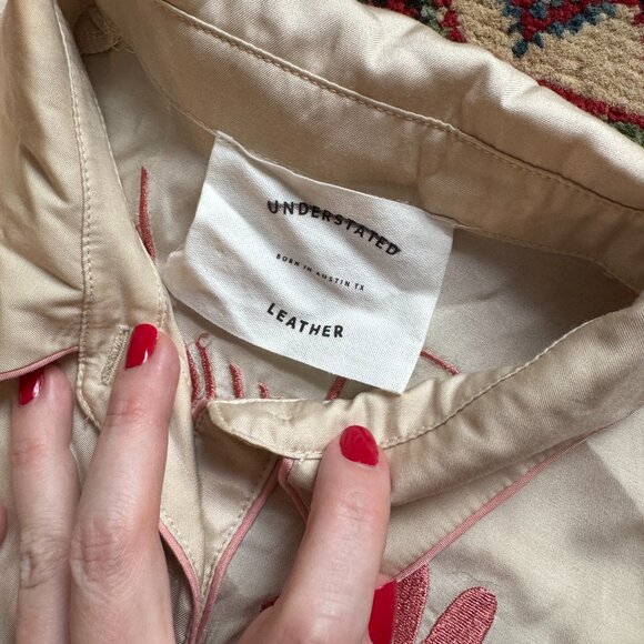 Understated Leather western-inspired "Daydream Believer" Romper from Austin TX - Picture 4 of 5